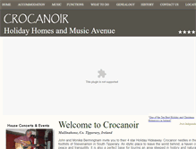 Tablet Screenshot of crocanoir.com